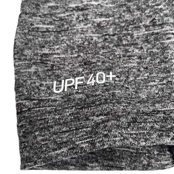 NWOT! Nike Swim Heather Gray UPF 40+ Dri-Fit Long Sleeve Shirt - Youth M - Picture 4 of 6